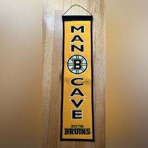 NHL Boston Bruins Man Cave Wall Pennant
